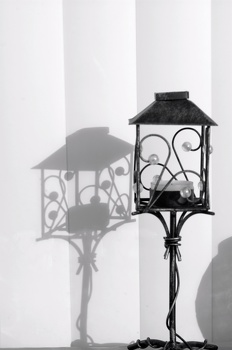 Lamp in Black and White